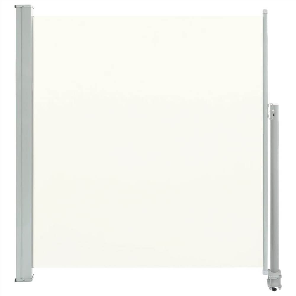 Patio Retractable Side Awning 140 x 300 cm Cream Patio Retractable Side Awning 140 X 300 Cm Cream -Room Patio Retractable Side Awning 140 x 300 cm Cream 442940 1