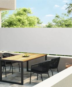 Patio Retractable Side Awning 140x600 Cm Cream