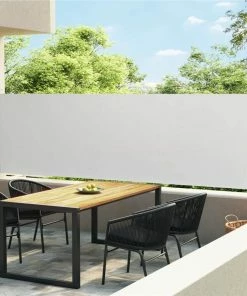 Patio Retractable Side Awning 140x600 Cm Cream