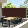 Patio Retractable Side Awning 600x160 Cm Brown 2 Patio Retractable Side Awning 600x160 Cm Brown -Room Patio Retractable Side Awning 600x160 cm Brown 433684 0
