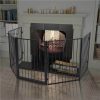 Pet Fireplace Fence Steel Black 1 Pet Fireplace Fence Steel Black -Room Pet Fireplace Fence Steel Black 451969 0