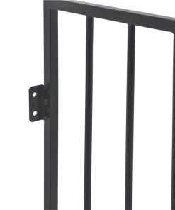 Pet Fireplace Fence Steel Black -Room Pet Fireplace Fence Steel Black 451969 3