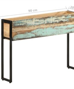 Planter 90x20x68 Cm Solid Reclaimed Wood 6 Planter 90x20x68 Cm Solid Reclaimed Wood -Room Planter 90x20x68 cm Solid Reclaimed Wood 438328 4