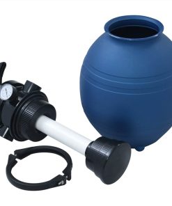 Pool Sand Filter With 4 Position Valve Blue 300 Mm 5 Pool Sand Filter With 4 Position Valve Blue 300 Mm -Room Pool Sand Filter with 4 Position Valve Blue 300 mm 441119 3