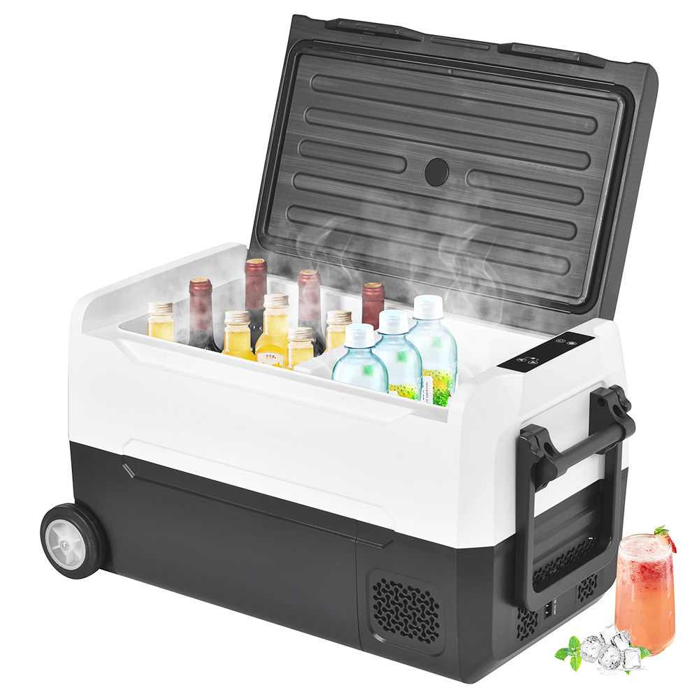 Portable Compressor Cool Box Car Fridge 31.5L Large Capacity Double Zone APP Control 12/24V DC 100-240V AC for Outdoors Vehicles Camping Merax Portable Compressor Cool Box Car Fridge 31.5L Large Capacity Double Zone APP Control 12/24V DC 100-240V AC For Outdoors Vehicles Camping -Room Portable Compressor Cool Box 31 5L Double Zone APP Control 501622 0