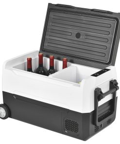 Merax Portable Compressor Cool Box Car Fridge 31.5L Large Capacity Double Zone APP Control 12/24V DC 100-240V AC For Outdoors Vehicles Camping 4 Merax Portable Compressor Cool Box Car Fridge 31.5L Large Capacity Double Zone APP Control 12/24V DC 100-240V AC For Outdoors Vehicles Camping -Room Portable Compressor Cool Box 31 5L Double Zone APP Control 501622 3