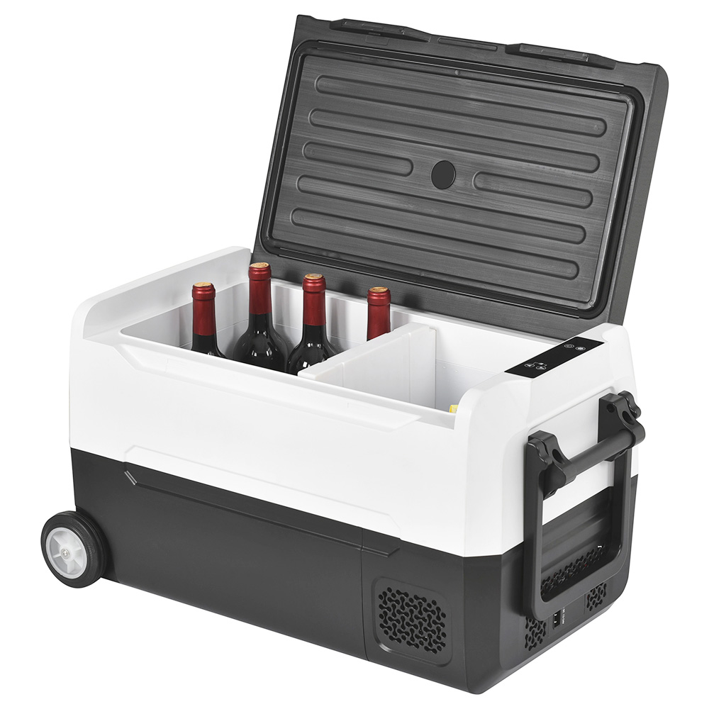 Portable Compressor Cool Box Car Fridge 31.5L Large Capacity Double Zone APP Control 12/24V DC 100-240V AC for Outdoors Vehicles Camping Merax Portable Compressor Cool Box Car Fridge 31.5L Large Capacity Double Zone APP Control 12/24V DC 100-240V AC For Outdoors Vehicles Camping -Room Portable Compressor Cool Box 31 5L Double Zone APP Control 501622 3