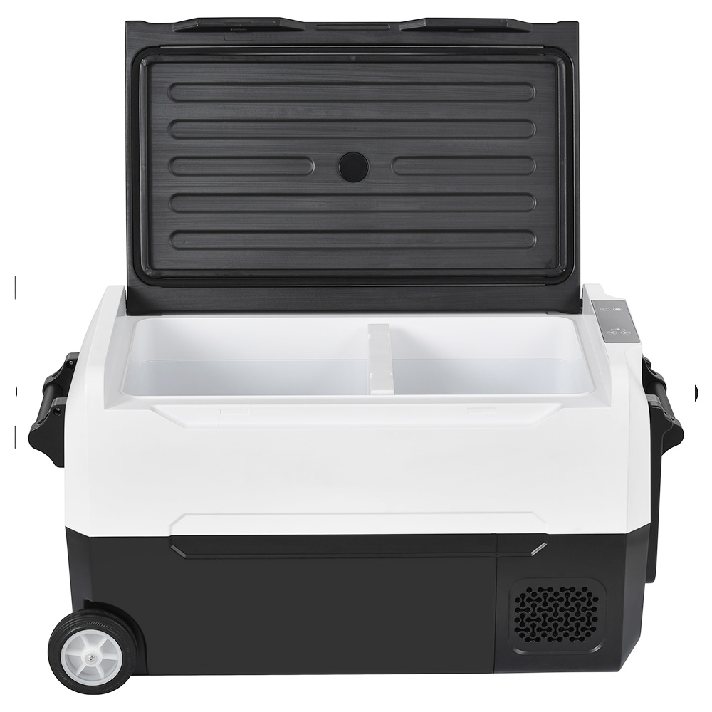 Portable Compressor Cool Box Car Fridge 31.5L Large Capacity Double Zone APP Control 12/24V DC 100-240V AC for Outdoors Vehicles Camping Merax Portable Compressor Cool Box Car Fridge 31.5L Large Capacity Double Zone APP Control 12/24V DC 100-240V AC For Outdoors Vehicles Camping -Room Portable Compressor Cool Box 31 5L Double Zone APP Control 501622 5