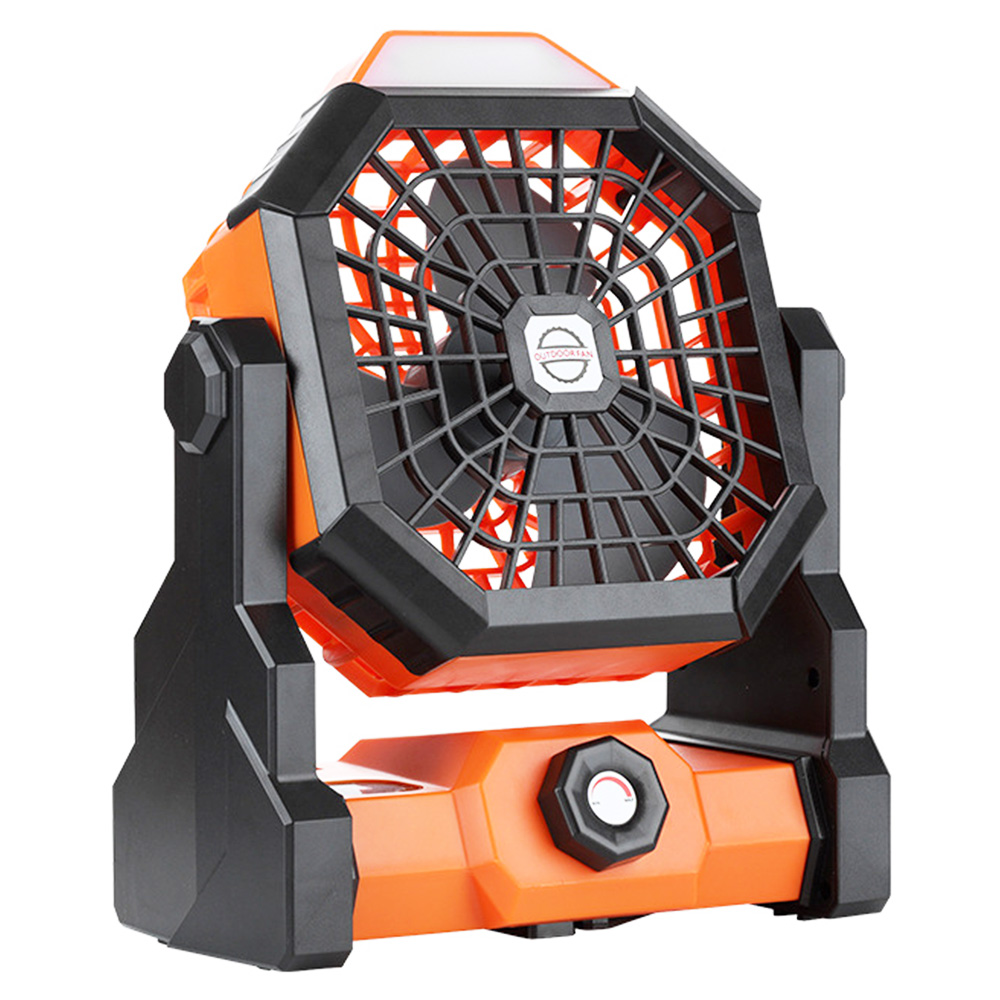 Portable High-Power Charging Fan, Outdoor Fan Stepless Speed Regulation with 3-Mode LED Light for Camping & Lighting Portable High-Power Charging Fan, Outdoor Fan Stepless Speed Regulation With 3-Mode LED Light For Camping & Lighting -Room Portable High Power Charging Fan 500594 0