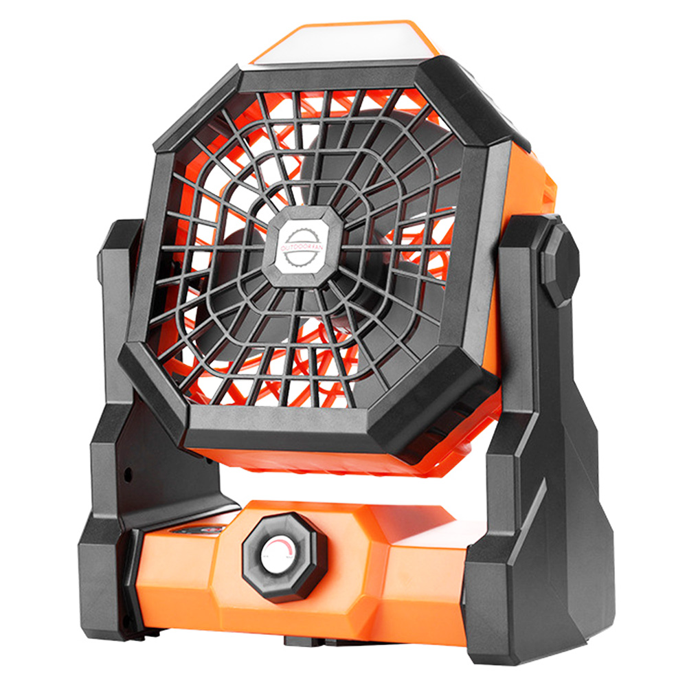 Portable High-Power Charging Fan, Outdoor Fan Stepless Speed Regulation with 3-Mode LED Light for Camping & Lighting Portable High-Power Charging Fan, Outdoor Fan Stepless Speed Regulation With 3-Mode LED Light For Camping & Lighting -Room Portable High Power Charging Fan 500594 1