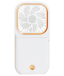 Portable Mini Fan USB Rechargeable Fan With Neck Lanyard 5 IN 1 As Power Bank Phone Holder Handheld Fan