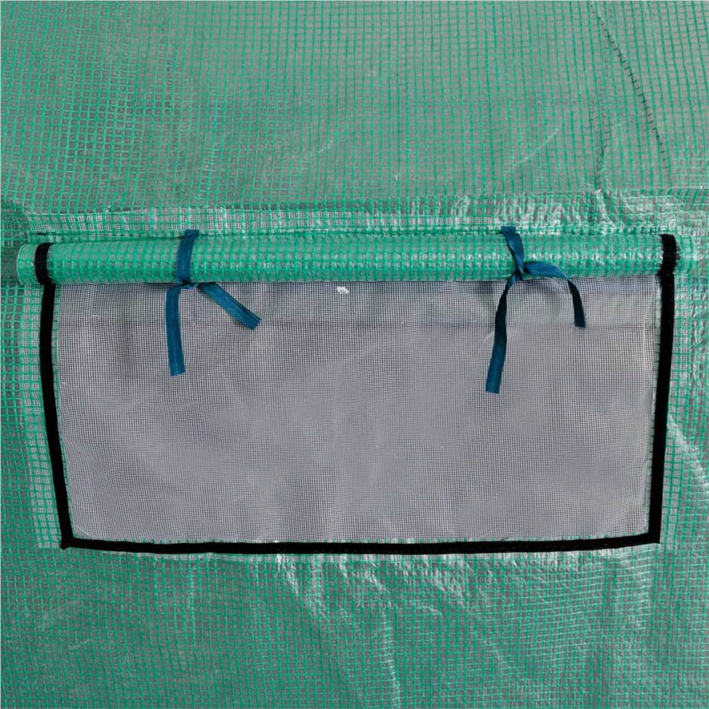 Portable Polytunnel Greenhouse Steel Frame Walk-in 18 m² Portable Polytunnel Greenhouse Steel Frame Walk-in 18 M² -Room Portable Polytunnel Greenhouse Steel Frame Walk in 18 m 447954 1