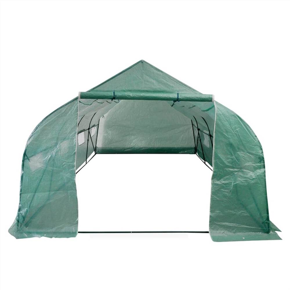 Portable Polytunnel Greenhouse Steel Frame Walk-in 18 m² Portable Polytunnel Greenhouse Steel Frame Walk-in 18 M² -Room Portable Polytunnel Greenhouse Steel Frame Walk in 18 m 447954 3