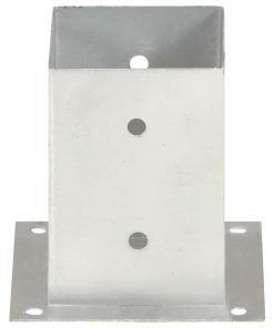 Post Anchors 4 Pcs Galvanised Metal 101 Mm -Room Post Anchors 4 pcs Galvanised Metal 101 mm 497057 3