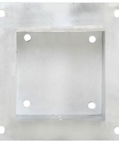 Post Anchors 4 Pcs Galvanised Metal 141 Mm -Room Post Anchors 4 pcs Galvanised Metal 141 mm 454685 1