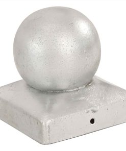 Post Caps 6 Pcs Globe Final Galvanised Metal 71x71 Mm 5 Post Caps 6 Pcs Globe Final Galvanised Metal 71x71 Mm -Room Post Caps 6 pcs Globe Final Galvanised Metal 71x71 mm 446701 3