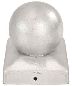 Post Caps 6 Pcs Globe Final Galvanised Metal 71x71 Mm 6 Post Caps 6 Pcs Globe Final Galvanised Metal 71x71 Mm -Room Post Caps 6 pcs Globe Final Galvanised Metal 71x71 mm 446701 4