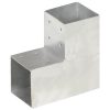 Post Connector L Shape Galvanised Metal 101x101 Mm -Room Post Connector L Shape Galvanised Metal 101x101 mm 451372 0