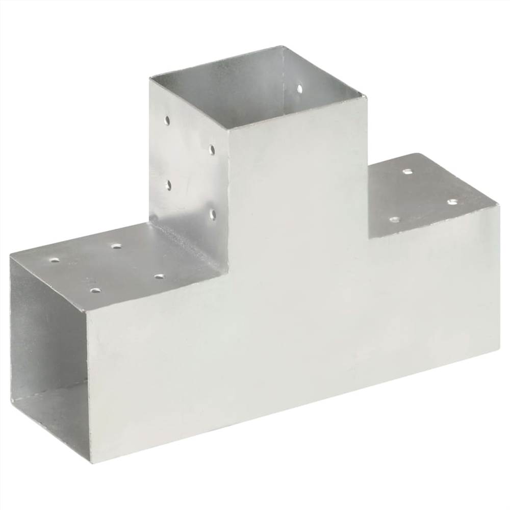 Post Connector T Shape Galvanised Metal 101x101 mm Post Connector T Shape Galvanised Metal 101x101 Mm -Room Post Connector T Shape Galvanised Metal 101x101 mm 497062 0