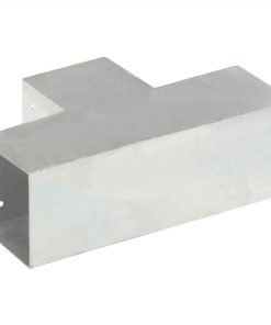 Post Connector T Shape Galvanised Metal 101x101 Mm 5 Post Connector T Shape Galvanised Metal 101x101 Mm -Room Post Connector T Shape Galvanised Metal 101x101 mm 497062 3
