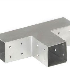 Post Connector T Shape Galvanised Metal 71x71 Mm -Room Post Connector T Shape Galvanised Metal 71x71 mm 454930 3
