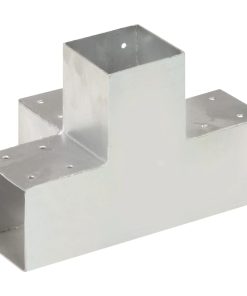 Post Connector X Shape Galvanised Metal 91x91 Mm 6 Post Connector X Shape Galvanised Metal 91x91 Mm -Room Post Connector X Shape Galvanised Metal 91x91 mm 432844 4