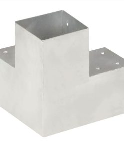 Post Connector Y Shape Galvanised Metal 101x101 Mm -Room Post Connector Y Shape Galvanised Metal 101x101 mm 497577 3