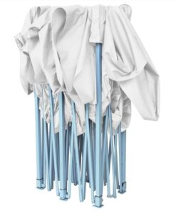 Professional Folding Party Tent 3x6 M Steel White 6 Professional Folding Party Tent 3x6 M Steel White -Room Professional Folding Party Tent 3x6 m Steel White 498280 4