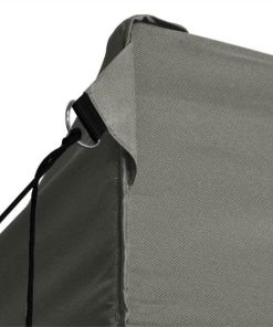 Professional Folding Party Tent With 3 Sidewalls 3x4 M Steel Anthracite -Room Professional Folding Party Tent with 3 Sidewalls 3x4 m Steel Anthracite 495371 3