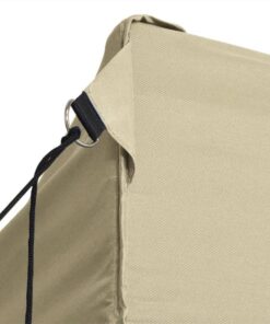 Professional Folding Party Tent With 4 Sidewalls 3x6 M Steel Cream 7 Professional Folding Party Tent With 4 Sidewalls 3x6 M Steel Cream -Room Professional Folding Party Tent with 4 Sidewalls 3x6 m Steel Cream 486136 5