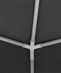 Professional Party Tent With Side Walls 4x4 M Anthracite 90 G/m -Room Professional Party Tent with Side Walls 4x4 m Anthracite 90 g m 444219 1