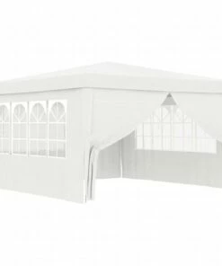 Professional Party Tent With Side Walls 4x4 M White 90 G/m