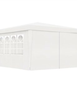Professional Party Tent With Side Walls 4x4 M White 90 G/m -Room Professional Party Tent with Side Walls 4x4 m White 90 g m 488284 3