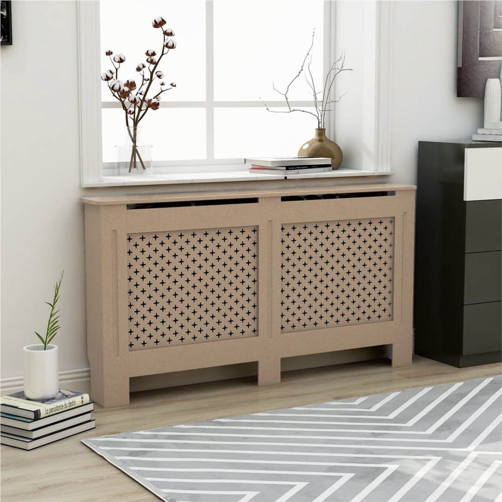 Radiator Cover 152x19x81 cm MDF Radiator Cover 152x19x81 Cm MDF -Room Radiator Cover 152x19x81 cm MDF 489966 0