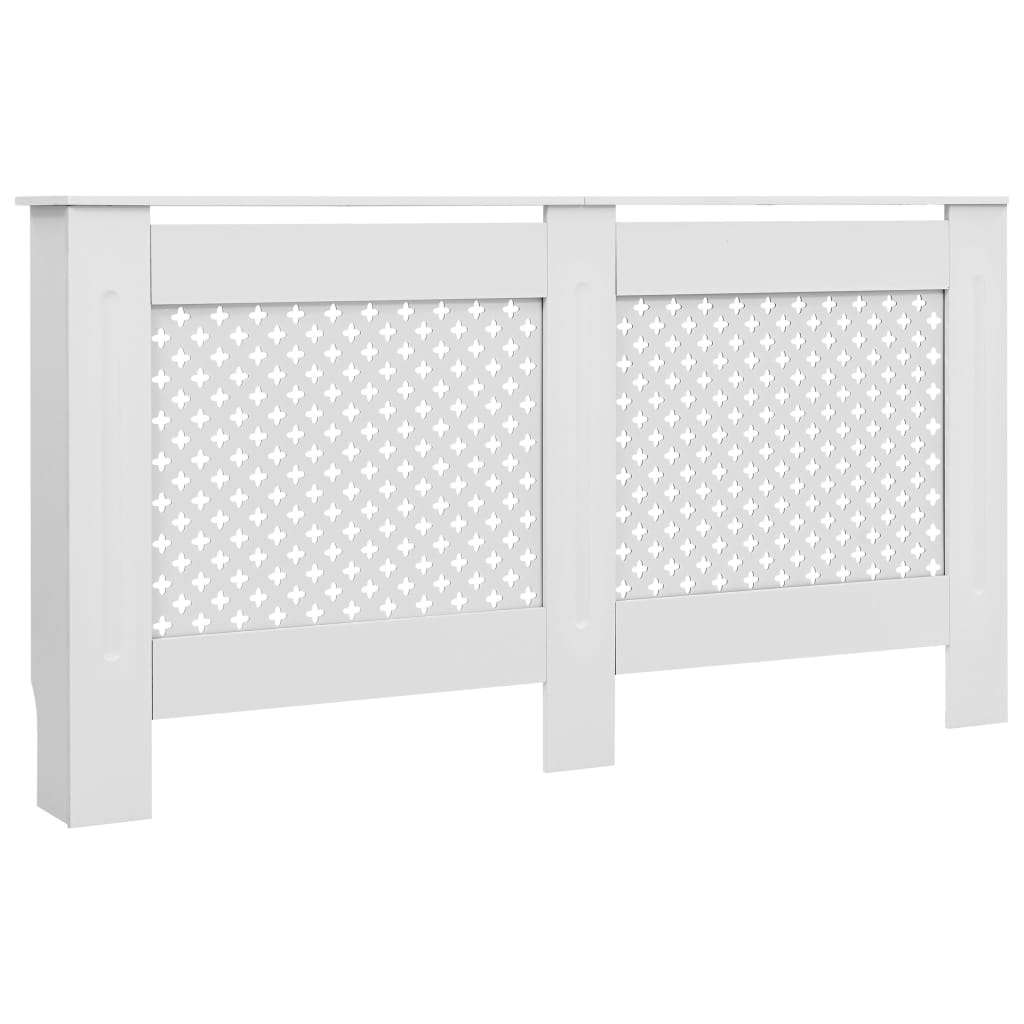 Radiator Covers 2 pcs White 152x19x81.5 cm MDF Radiator Covers 2 Pcs White 152x19x81.5 Cm MDF -Room Radiator Covers 2 pcs White 152x19x81 5 cm MDF 429204 2
