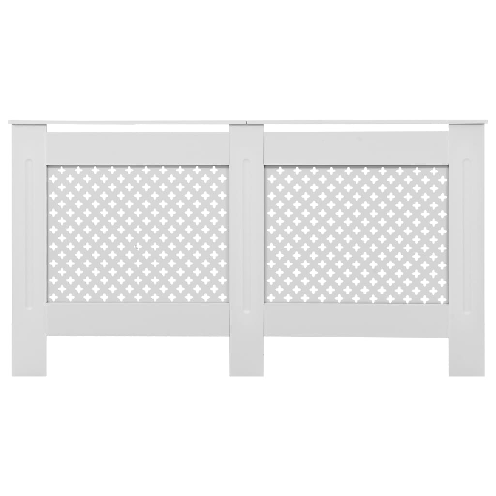 Radiator Covers 2 pcs White 152x19x81.5 cm MDF Radiator Covers 2 Pcs White 152x19x81.5 Cm MDF -Room Radiator Covers 2 pcs White 152x19x81 5 cm MDF 429204 3