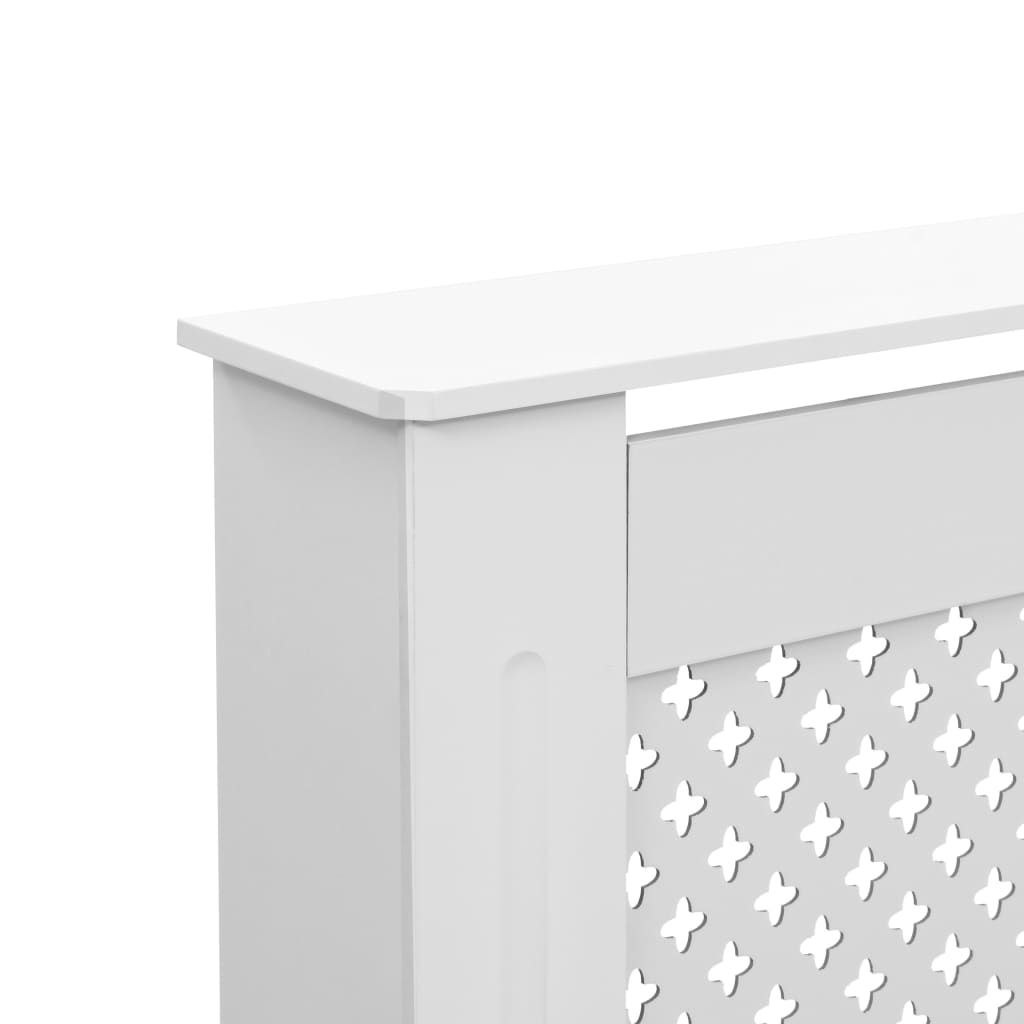 Radiator Covers 2 pcs White 152x19x81.5 cm MDF Radiator Covers 2 Pcs White 152x19x81.5 Cm MDF -Room Radiator Covers 2 pcs White 152x19x81 5 cm MDF 429204 5