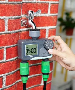 RainPoint ITV205 Digital Sprinkler Timer With 2 Zones, Waterproof Programmable Hose Timer, Rain Delay/Manual/Auto Mode -Room RainPoint ITV205 Digital Sprinkler Timer with 2 Zones 509039 5