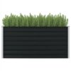 Raised Garden Bed Anthracite 160x80x77 Cm Galvanised Steel -Room Raised Garden Bed Anthracite 160x80x77 cm Galvanised Steel 446070 0