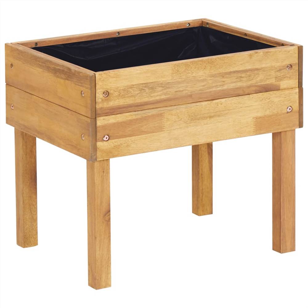 Raised Garden Planter 50x40x45 cm Solid Acacia Wood Raised Garden Planter 50x40x45 Cm Solid Acacia Wood -Room Raised Garden Planter 50x40x45 cm Solid Acacia Wood 448779 1
