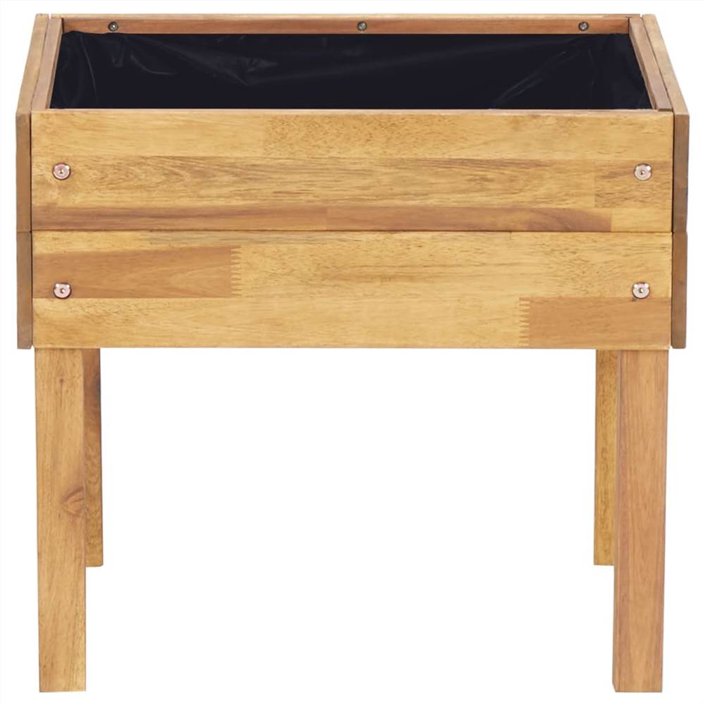 Raised Garden Planter 50x40x45 cm Solid Acacia Wood Raised Garden Planter 50x40x45 Cm Solid Acacia Wood -Room Raised Garden Planter 50x40x45 cm Solid Acacia Wood 448779 2