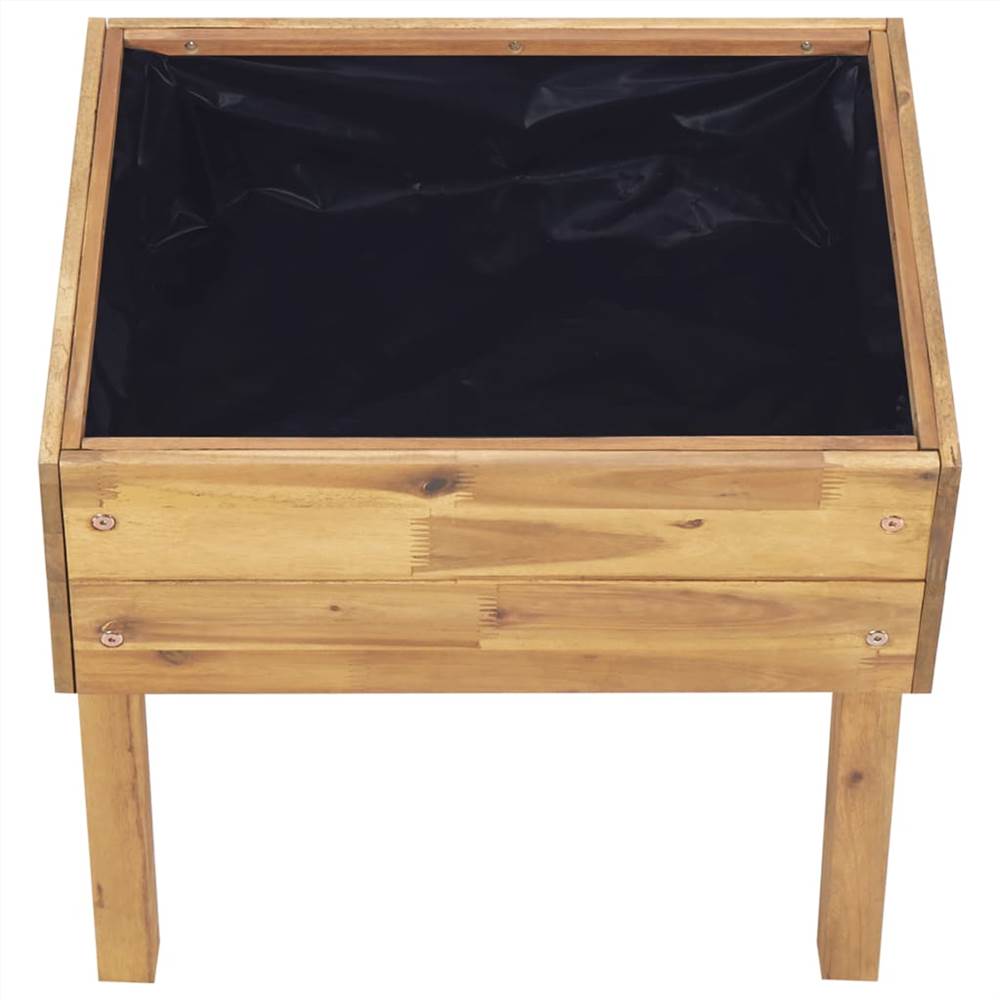 Raised Garden Planter 50x40x45 cm Solid Acacia Wood Raised Garden Planter 50x40x45 Cm Solid Acacia Wood -Room Raised Garden Planter 50x40x45 cm Solid Acacia Wood 448779 4