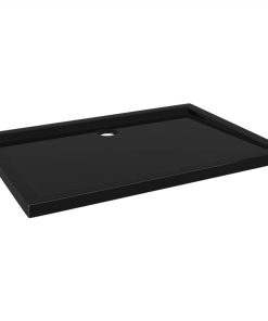 Rectangular ABS Shower Base Tray Black 70x100 Cm -Room Rectangular ABS Shower Base Tray Black 70x100 cm 472616 1