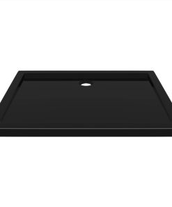 Rectangular ABS Shower Base Tray Black 70x90 Cm -Room Rectangular ABS Shower Base Tray Black 70x90 cm 472622 2