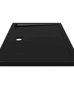 Rectangular ABS Shower Base Tray Black 80x110 Cm -Room Rectangular ABS Shower Base Tray Black 80x110 cm 472614 3