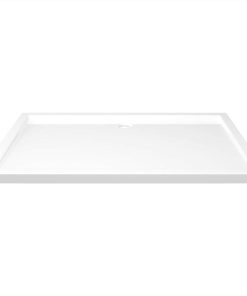 Rectangular ABS Shower Base Tray White 80x120 Cm -Room Rectangular ABS Shower Base Tray White 80x120 cm 474040 2
