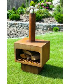 RedFire Fireplace Jersey XL Steel Rust 81077 -Room RedFire Fireplace Jersey XL Steel Rust 81077 490124 2