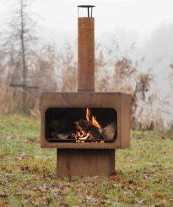 RedFire Fireplace Jersey XL Steel Rust 81077 -Room RedFire Fireplace Jersey XL Steel Rust 81077 490124 4