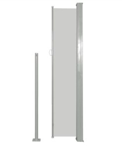 Retractable Side Awning 160 X 500 Cm Cream -Room Retractable Side Awning 160 x 500 cm Cream 452758 3