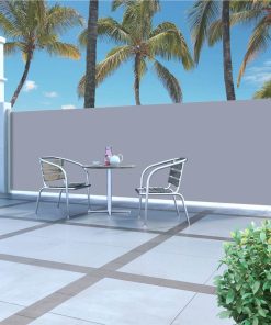 Retractable Side Awning 160 X 500 Cm Grey